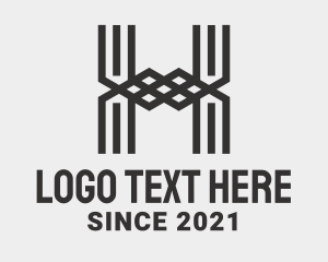 Metal - Letter X Metal Fabrication logo design