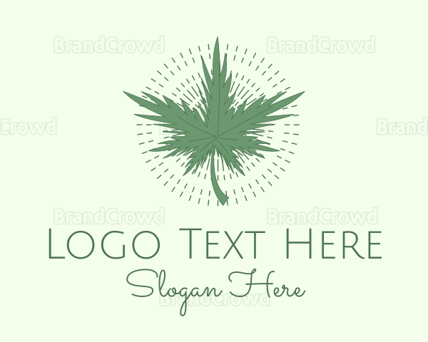 Green Marijuana Dispensary Logo