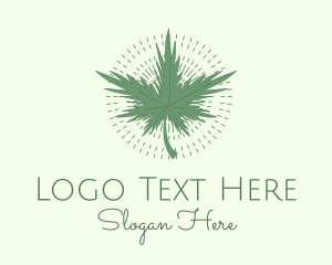 Herbal - Green Marijuana Dispensary logo design