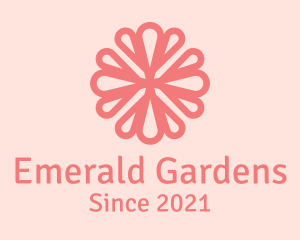 Nature Flower Gardening  logo design