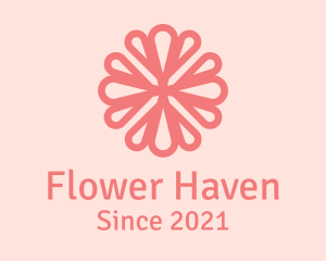 Nature Flower Gardening  logo design