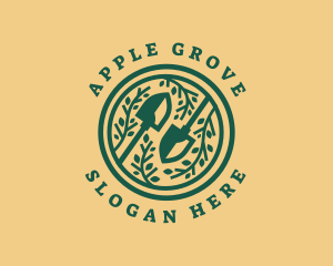 Orchard - Shovel Garden Planting logo design