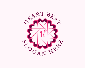 Dating Heart Valentines logo design