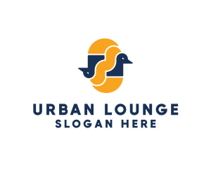 Lounge - Smoke Bird Lounge logo design