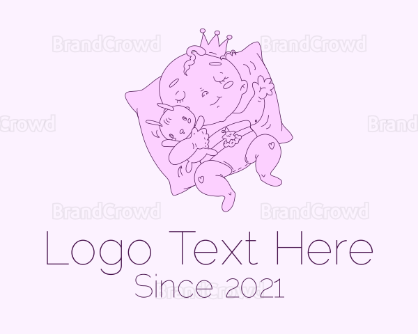 Sleeping Baby Prince Logo