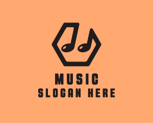 Audio Music Note logo design