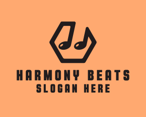 Music - Audio Music Note logo design