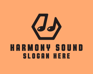 Music - Audio Music Note logo design