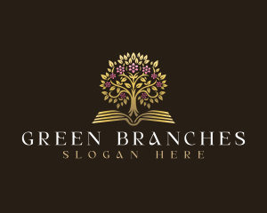 Branches - Luxury Tree Book logo design