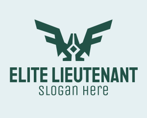 Lieutenant - Modern Cool Bird Wings logo design