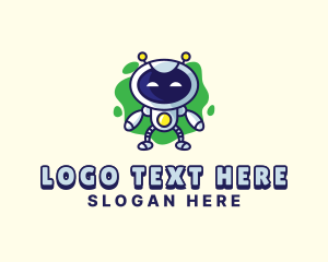 Mascot - Fun Toy Robot logo design
