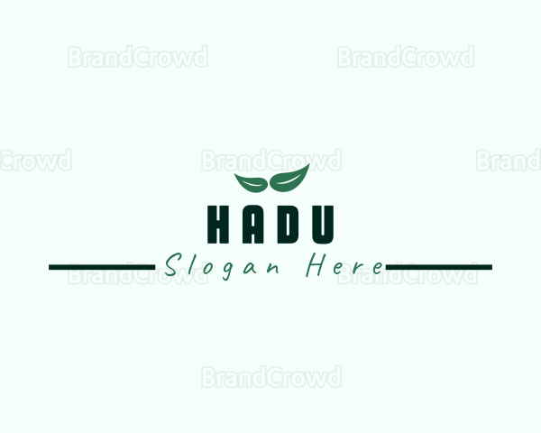 Healthy Herbal Leaf Logo