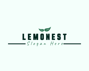 Green Tea - Healthy Herbal Leaf logo design