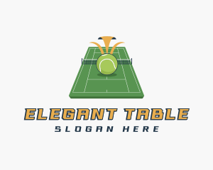 Sports Tennis Court logo design