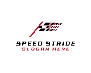 Racing Flag Speed logo design