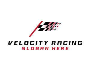 Racing Flag Speed logo design