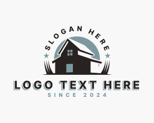 Roofing - Residential House Realty logo design