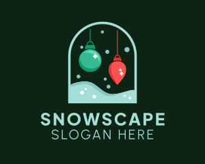 Snow - Snow Christmas Ornament logo design