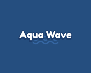 Aquamarine - Cute Cartoon Water logo design