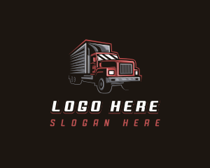 Truck Cargo Vehicle Logo