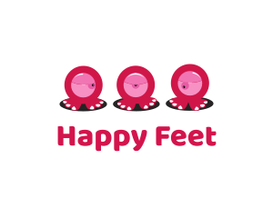 Feet - Gaming Eye Monster logo design