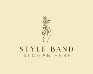 Floral Styling Decorator logo design