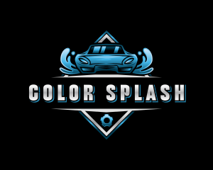 Automotive Wash Vehicle logo design