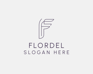 Generic Business Letter F logo design