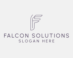 Generic Business Letter F logo design