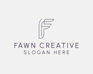 Generic Business Letter F logo design