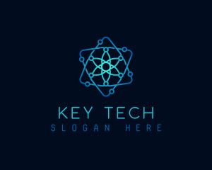 Atom Circuit Tech logo design