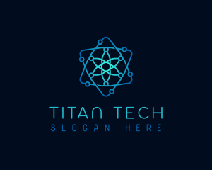 Atom Circuit Tech logo design