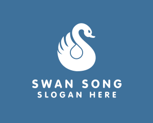 Swan Bird Spa logo design