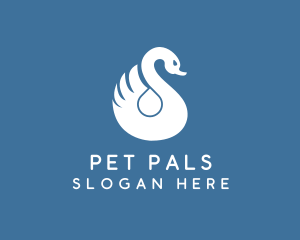 Swan Bird Spa logo design