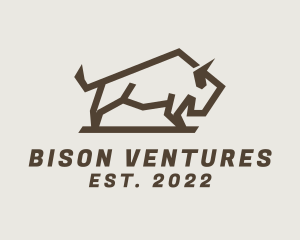 Mountain Wild Bison logo design