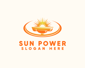 Yellow Sun Housekeeping logo design