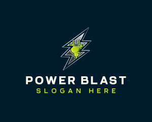 Electric Plug Energy logo design