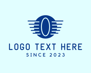 Telecommunications - Futuristic Cyber Letter O logo design