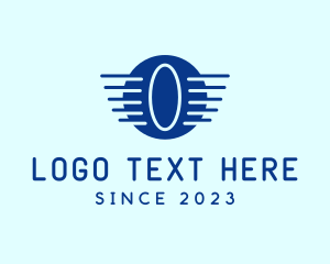 Technology - Futuristic Cyber Letter O logo design