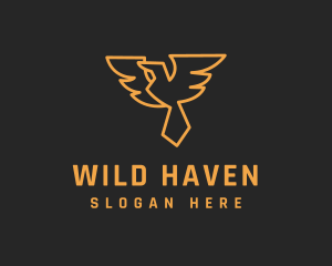 Bird Wing Fly logo design