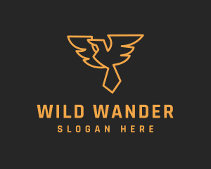 Bird Wing Fly logo design