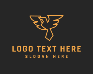 Wild Bird - Bird Wing Fly logo design