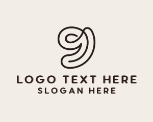 Drawing - Doodle Creative Agency Letter G logo design