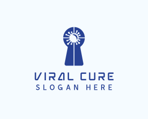 Disease - Keyhole Virus Infection logo design