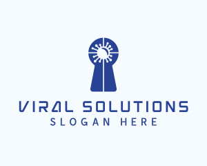 Keyhole Virus Infection logo design