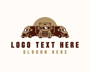 Automotive - Trailer Truck Distribution logo design