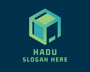 Futuristic - Web Developer Cube logo design