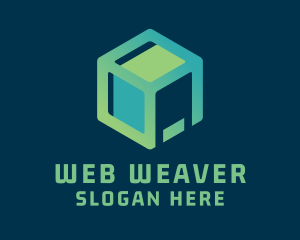 Web Developer Cube  logo design