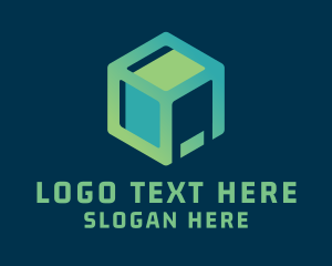 Web - Web Developer Cube logo design