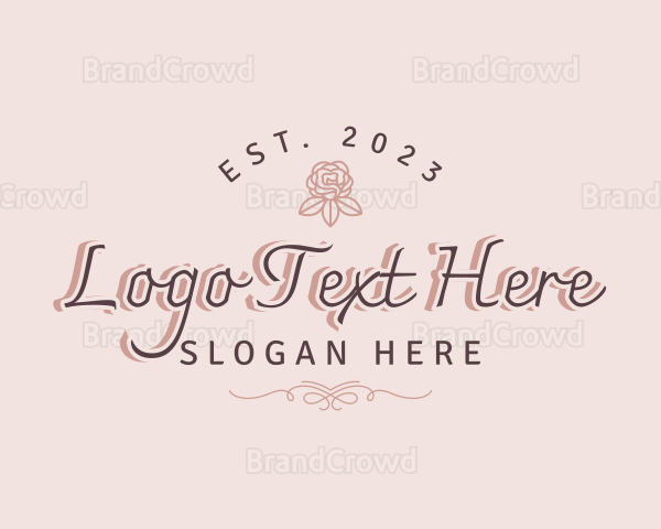 Luxury Elegant Floral Business Logo